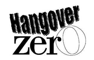 HANGOVER ZERO