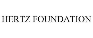 HERTZ FOUNDATION