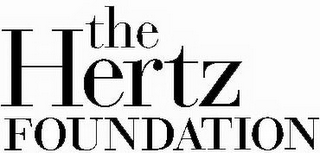 THE HERTZ FOUNDATION