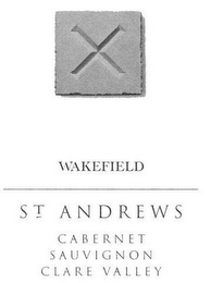 X WAKEFIELD ST ANDREWS CABERNET SAUVIGNON CLARE VALLEY