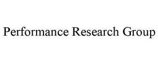 PERFORMANCE RESEARCH GROUP