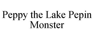PEPPY THE LAKE PEPIN MONSTER