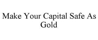 MAKE YOUR CAPITAL SAFE AS GOLD