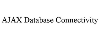 AJAX DATABASE CONNECTIVITY