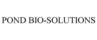 POND BIO-SOLUTIONS