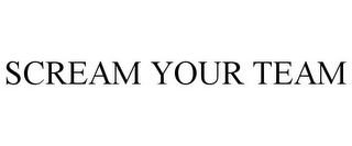 SCREAM YOUR TEAM
