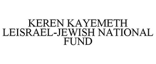 KEREN KAYEMETH LEISRAEL-JEWISH NATIONAL FUND