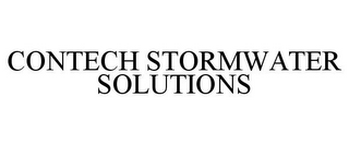 CONTECH STORMWATER SOLUTIONS