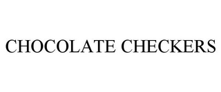 CHOCOLATE CHECKERS