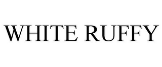 WHITE RUFFY