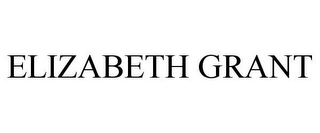 ELIZABETH GRANT