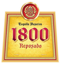 1800 JB TRABAJO PASION HONESTIDAD TEQUILA RESERVA 1800 REPOSADO