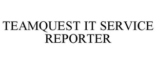 TEAMQUEST IT SERVICE REPORTER