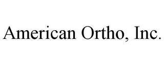 AMERICAN ORTHO, INC.