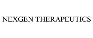 NEXGEN THERAPEUTICS