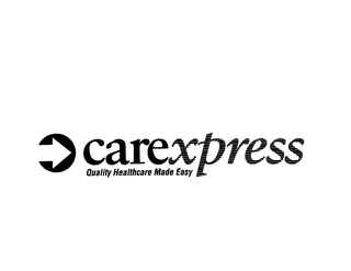 CAREXPRESS QUALITY HEALTHCARE MADE EASY