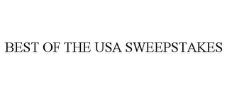 BEST OF THE USA SWEEPSTAKES