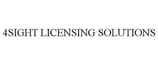 4SIGHT LICENSING SOLUTIONS
