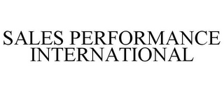 SALES PERFORMANCE INTERNATIONAL