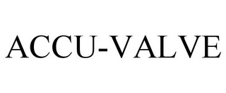 ACCU-VALVE