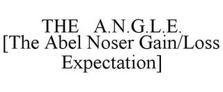 THE A.N.G.L.E. [THE ABEL NOSER GAIN/LOSS EXPECTATION]