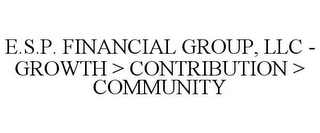 E.S.P. FINANCIAL GROUP, LLC - GROWTH > CONTRIBUTION > COMMUNITY