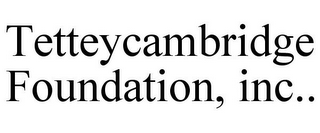 TETTEYCAMBRIDGE FOUNDATION, INC..