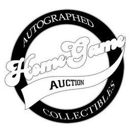 HOME GAME AUCTION AUTOGRAPHED COLLECTIBLES