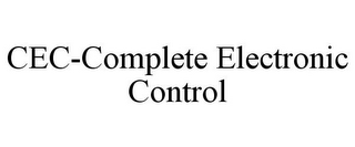 CEC-COMPLETE ELECTRONIC CONTROL