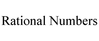 RATIONAL NUMBERS