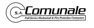 S.A. COMUNALE FULL SERVICE MECHANICAL & FIRE PROTECTION CONTRACTORS