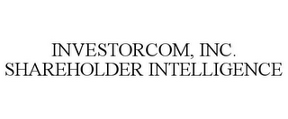 INVESTORCOM, INC. SHAREHOLDER INTELLIGENCE