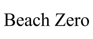 BEACH ZERO