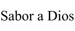 SABOR A DIOS