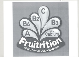 FRUITRITION SELECT FRUIT JUICE VITAMINS A B6 B2 C B3 WITH CALCIUM