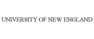 UNIVERSITY OF NEW ENGLAND