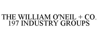 THE WILLIAM O'NEIL + CO. 197 INDUSTRY GROUPS