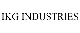 IKG INDUSTRIES