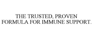 THE TRUSTED, PROVEN FORMULA FOR IMMUNE SUPPORT.