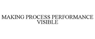 MAKING PROCESS PERFORMANCE VISIBLE