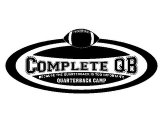 COMPLETE QB QUARTERBACK CAMP BECAUSE THE QUARTERBACK IS TOO IMPORTANT!