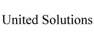 UNITED SOLUTIONS