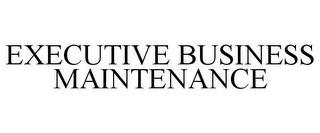 EXECUTIVE BUSINESS MAINTENANCE