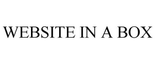 WEBSITE IN A BOX