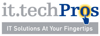 IT.TECHPROS IT SOLUTIONS AT YOUR FINGERTIPS