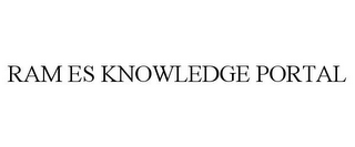 RAM ES KNOWLEDGE PORTAL