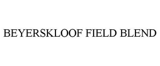 BEYERSKLOOF FIELD BLEND