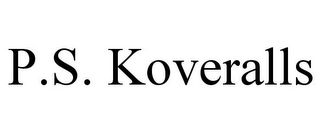 P.S. KOVERALLS