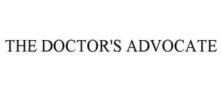 THE DOCTOR'S ADVOCATE