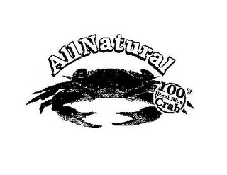 ALLNATURAL 100% REAL BLUE CRAB